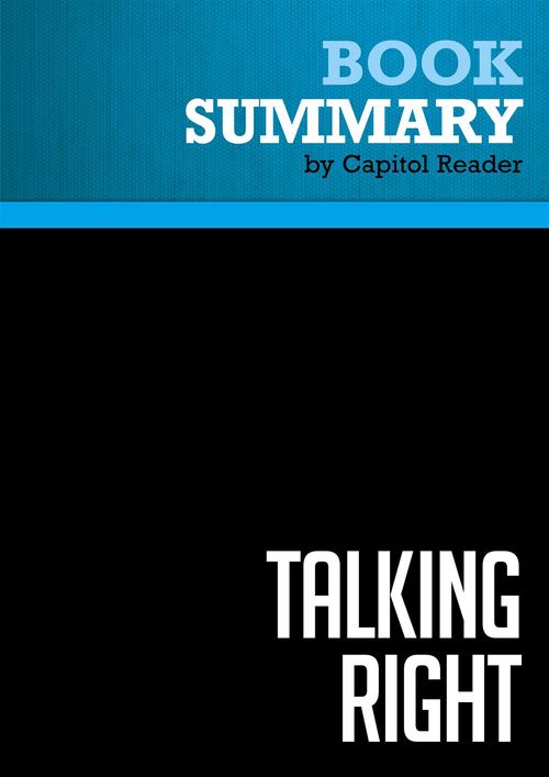 ebook cover of Summary: Talking Right, by Businessnews Publishing