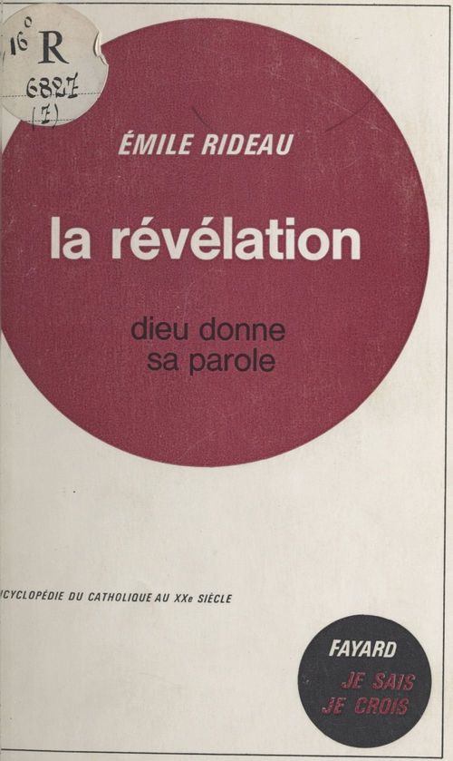 ebook cover of Je sais, je crois (1), by Emile Rideau
