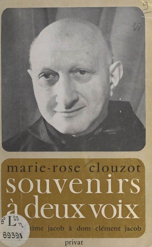 Couverture ebook de Souvenirs à deux voix, de Marie-Rose Clouzot