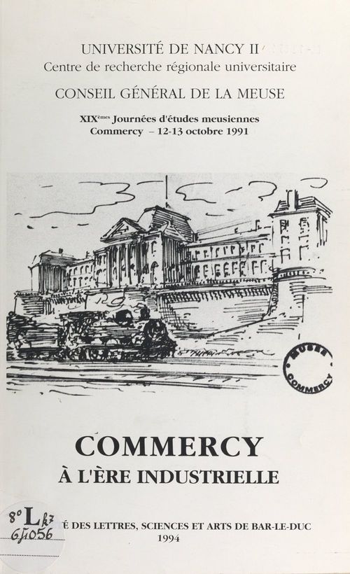 ebook cover of Commercy à l'ère industrielle, by Collectif, Jean Lanher, Noelle Cazin