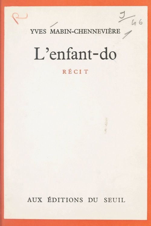 ebook cover of L'enfant-do, by Yves Mabin-chennevière