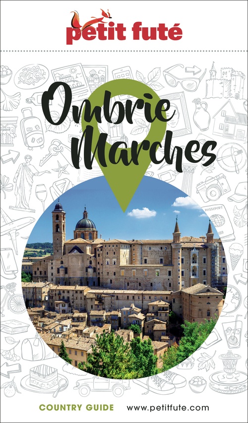 Couverture ebook de Guide Ombrie - Marches 2026/2027 Petit Futé, de Dominique Auzias, Jean-Paul Labourdette