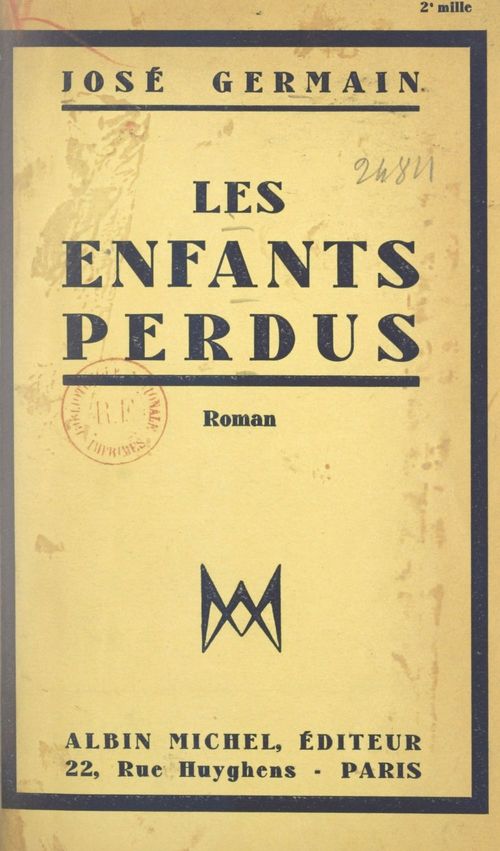 Couverture ebook de Les enfants perdus, de Jose Germain