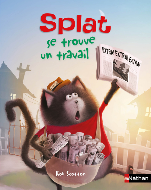 Couverture ebook de Splat se troube un travail, de Rob Scotton