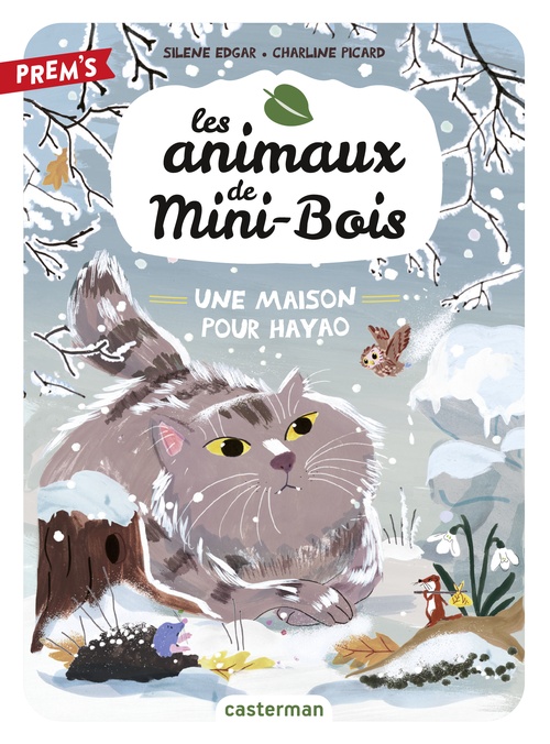 Couverture ebook de Les animaux de Mini-Bois (Tome 5) - Une maison pour Hayao, de Silène Edgar, Charline Picard