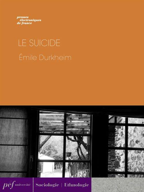 Couverture ebook de Le Suicide, de Emile Durkheim