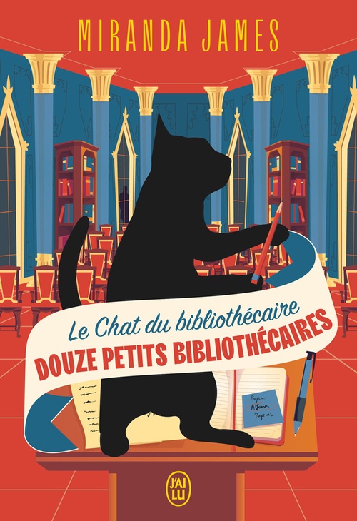 ebook cover of Le Chat du bibliothécaire (Tome 8) - Douze petits bibliothécaires, by Miranda James