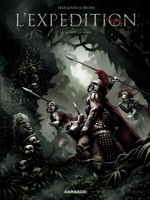 Couverture ebook de L'Expédition - Tome 1 - Le Lion de Nubie, de Richard Marazano, Marcelo Frusin