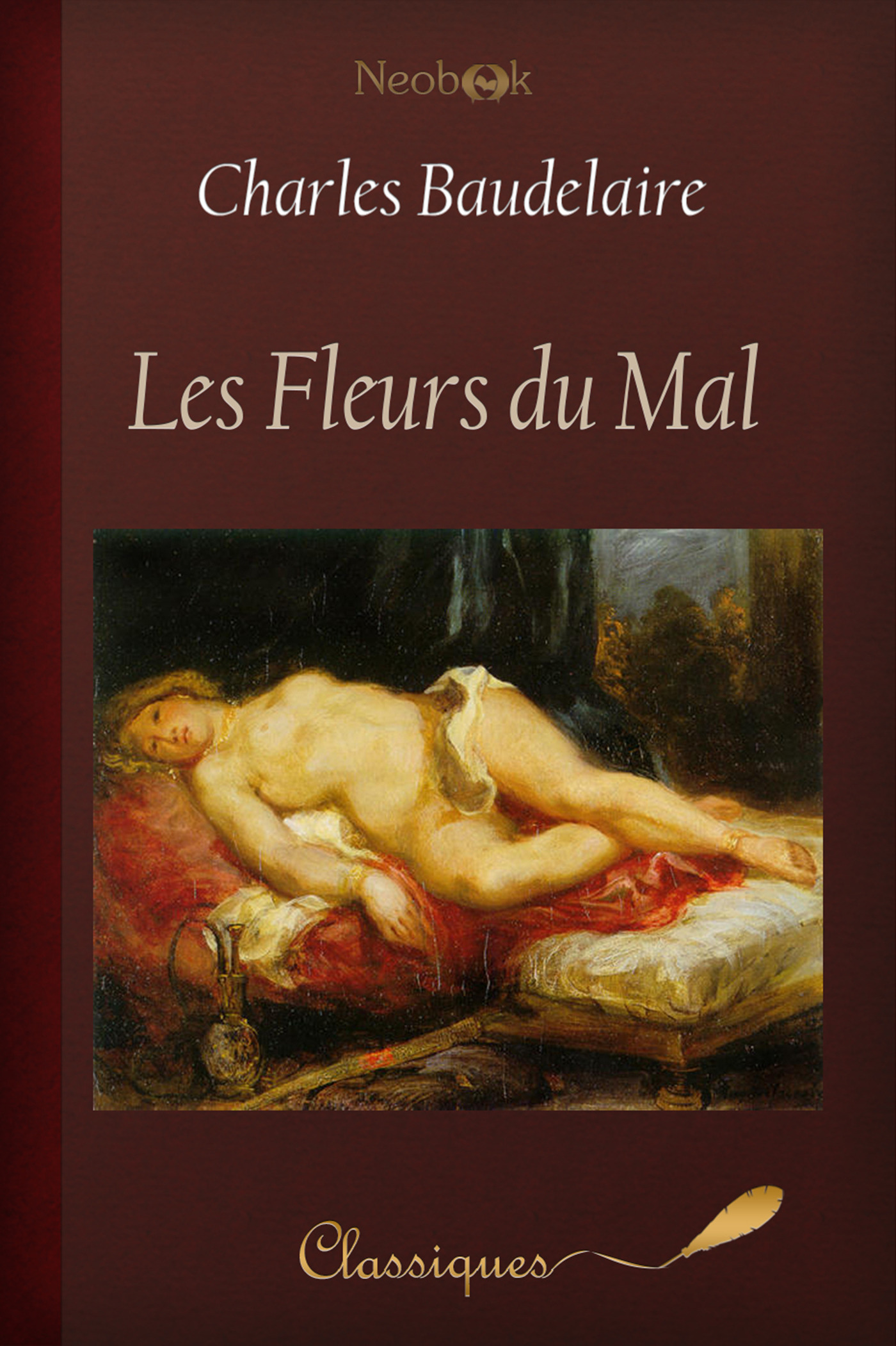 Couverture ebook de Les Fleurs du Mal, de Charles Baudelaire
