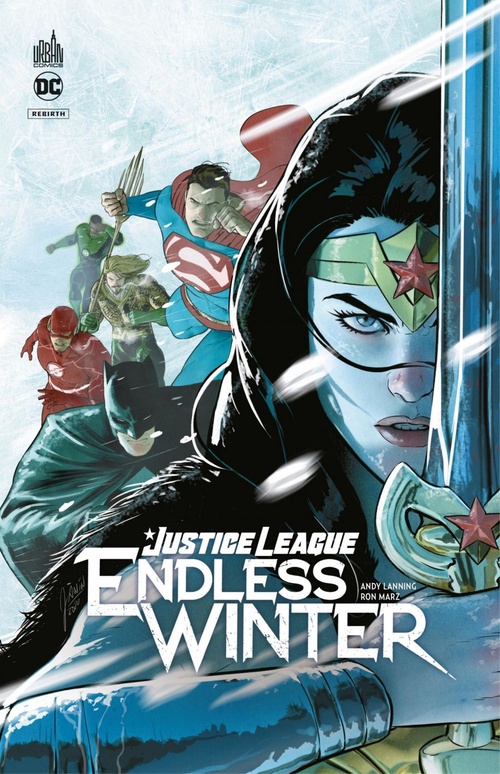 ebook cover of Justice League - Endless Winter, by Collectif, Ron Marz, Andy Lanning