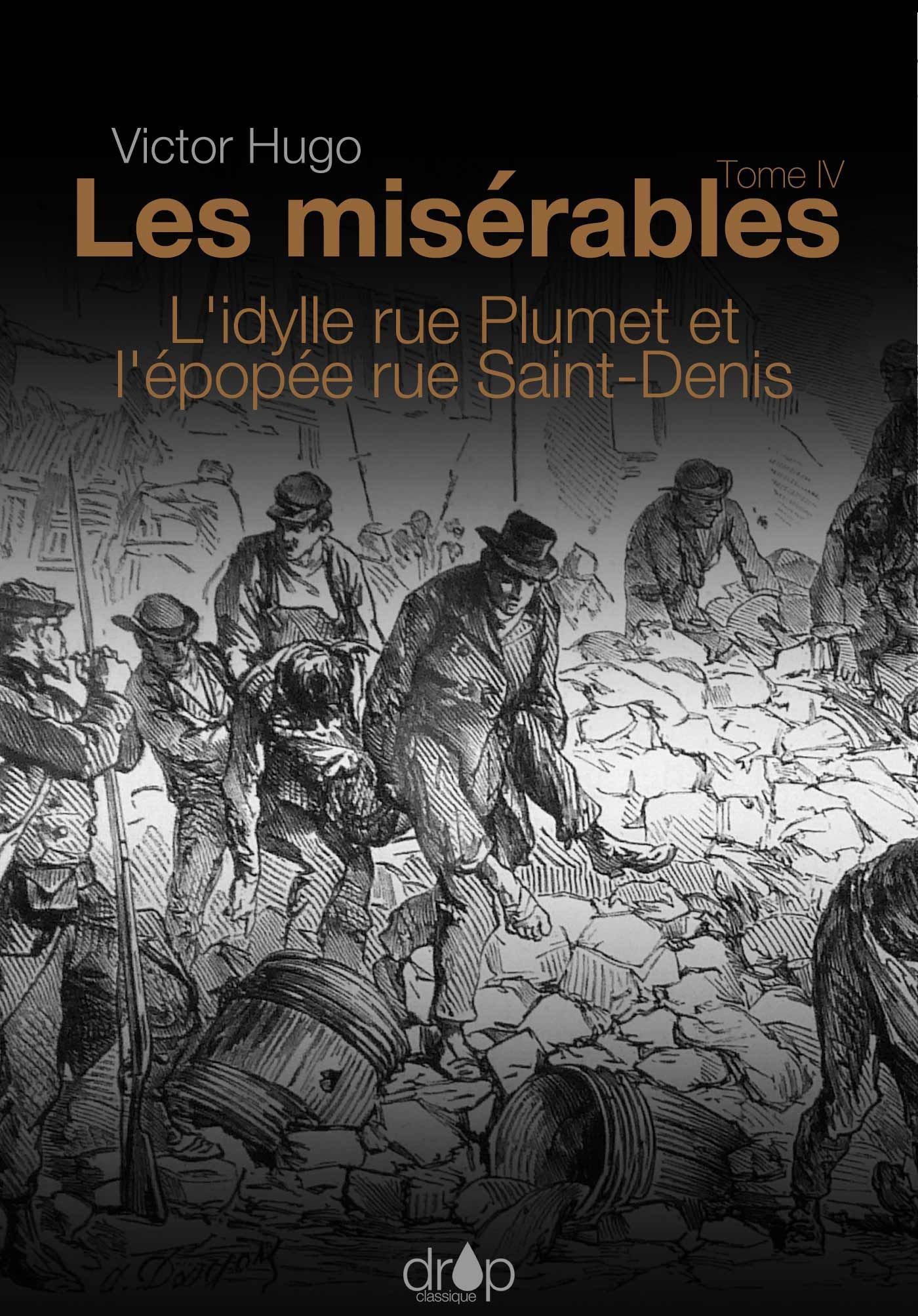 ebook cover of Les Misérables, by Victor Hugo