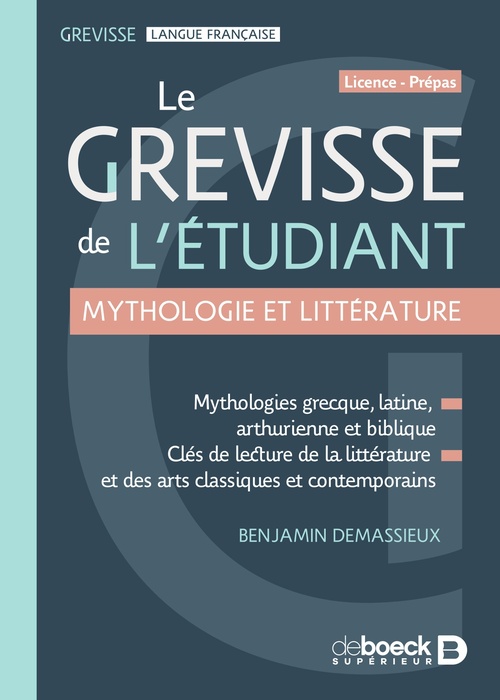 ebook cover of Le Grevisse de l'étudiant - Mythologie et littérature, by Benjamin Demassieux