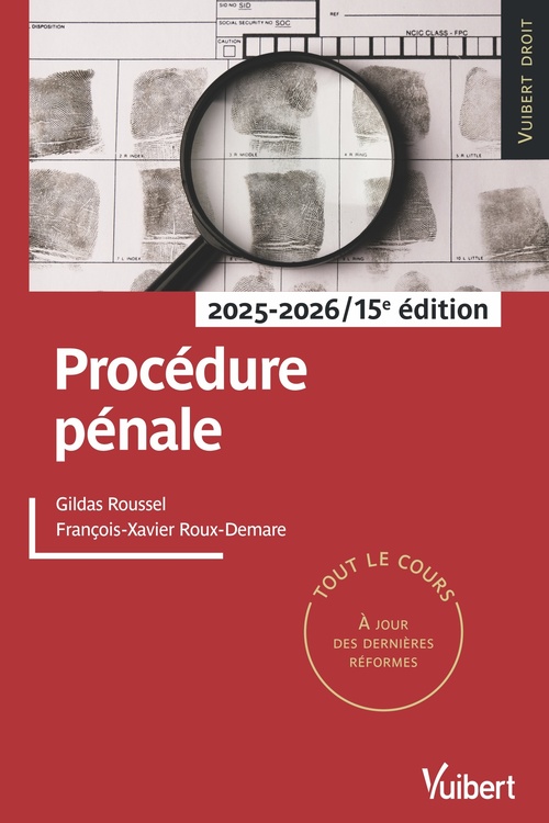 ebook cover of Procédure pénale, by François-Xavier Roux-Demare, Gildas Roussel
