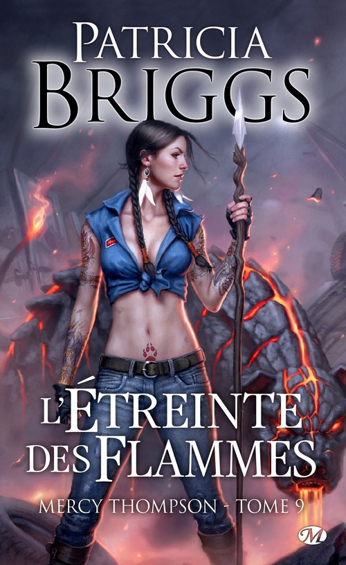 ebook cover of Mercy Thompson, T9 : L'étreinte des flammes, by Patricia Briggs