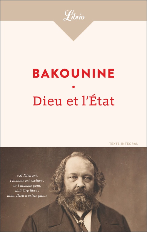 Couverture ebook de Dieu et l'État, de Mikhaïl Bakounine