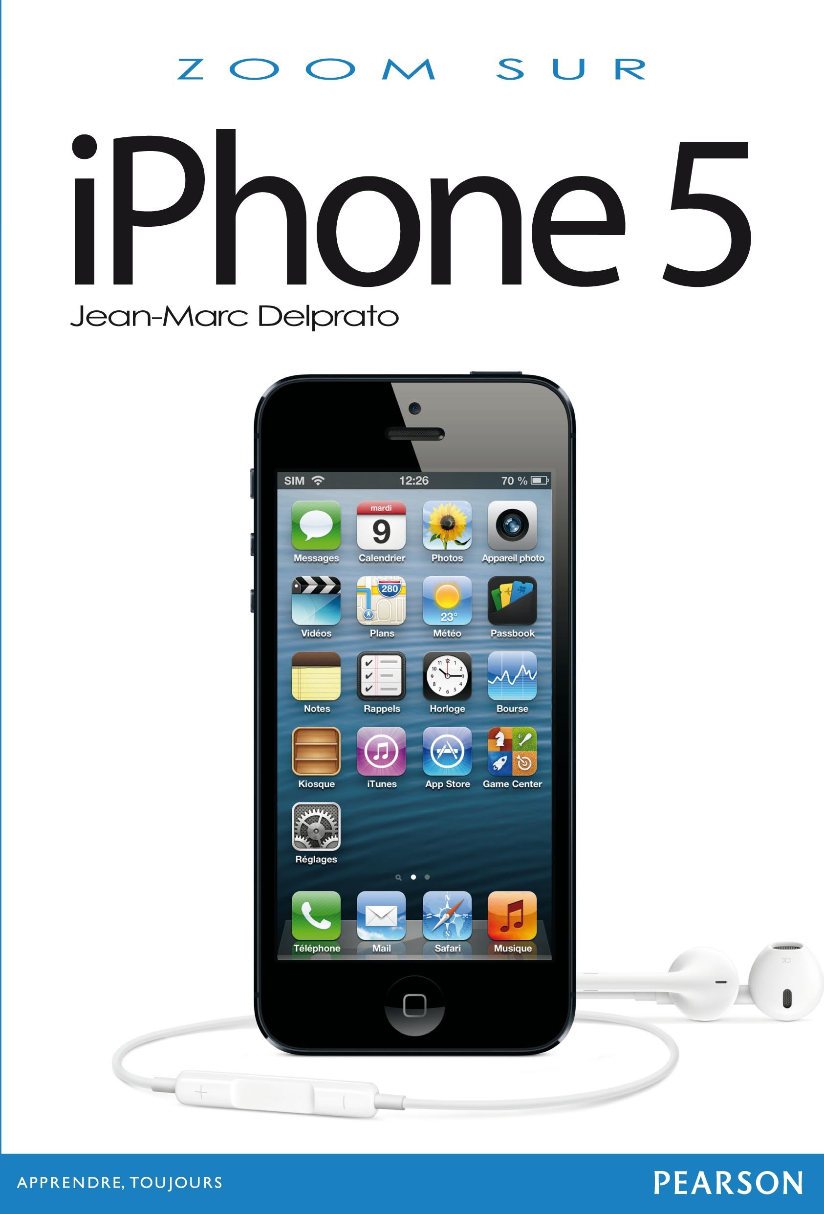 Couverture ebook de IPhone 5, de Jean-marc Delprato