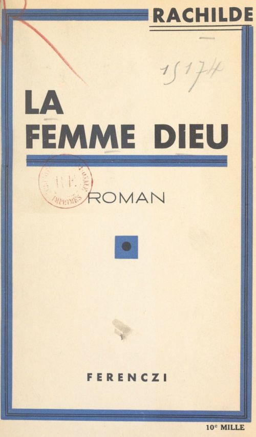 Couverture ebook de La femme dieu, de Rachilde