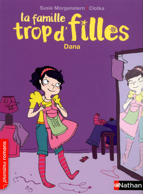 Couverture ebook de La famille trop d'filles: dana, de Susie Morgenstern