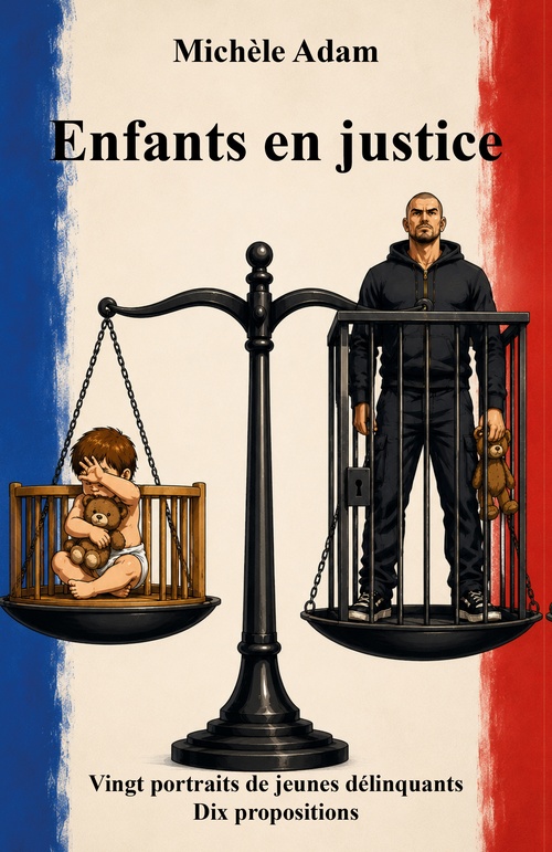 Couverture ebook de Enfants en justice, de Michèle Adam