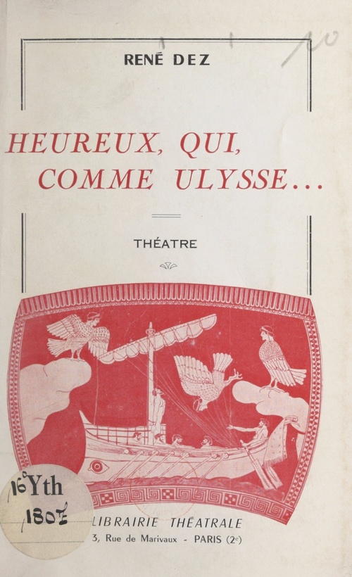 Couverture ebook de Heureux, qui, comme Ulysse..., de Rene Dez