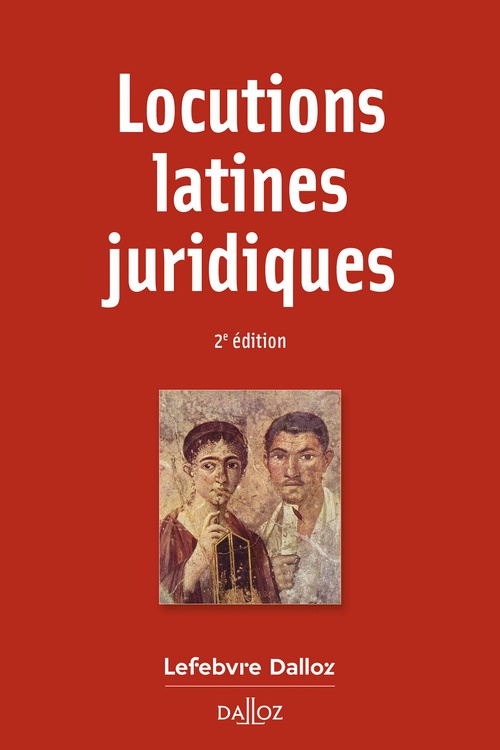 ebook cover of Locutions latines juridiques 2ed, by Collectif