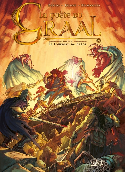 ebook cover of La Quête du graal T02 - Le Tombeau de Balor, by François Debois