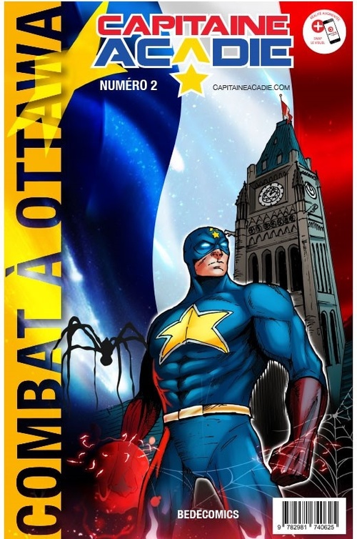 ebook cover of Capitaine Acadie T.2 - Combat à Ottawa, by Daniel Bouffard, Dany Bouffard