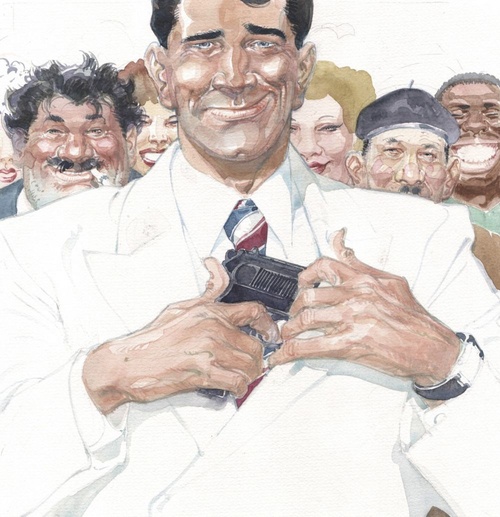 ebook cover of Artbook Boucq -  San Antonio, by Frédéric Dard, François Boucq