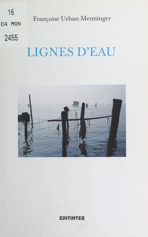 Couverture ebook de Lignes d'eau, de Francoise Urban-Menninger