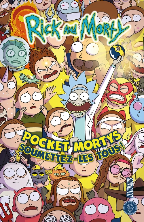 Couverture ebook de Rick & Morty : Pocket Mortys, de Ellerby, Howard, Ben Kg