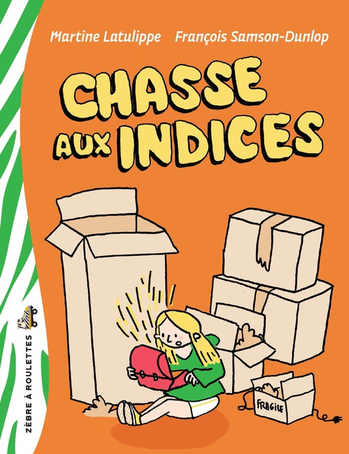 Couverture ebook de Chasse aux indices, de Martine Latulippe