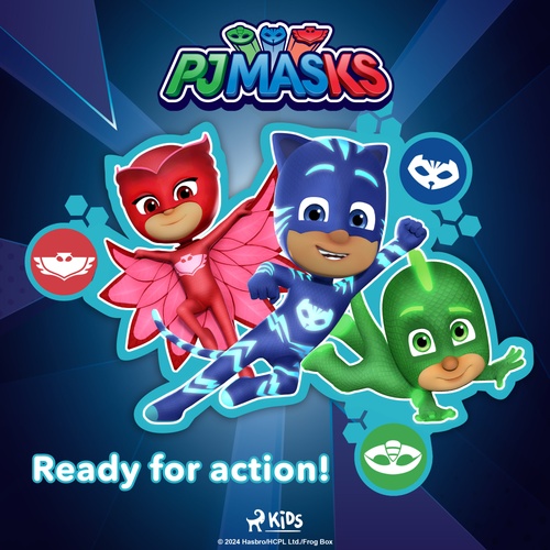 audiobook cover of PJ Masks - Ready for Action!, by Eone