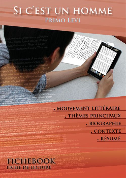 ebook cover of Fiche de lecture Si c'est un homme - Résumé détaillé et analyse littéraire de référence, by Primo Levi