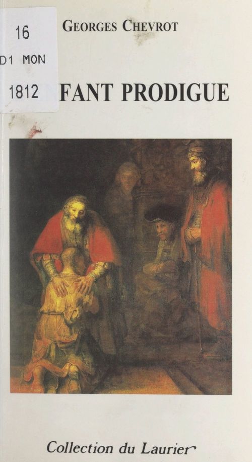 Couverture ebook de L'enfant prodigue, de Georges Chevrot