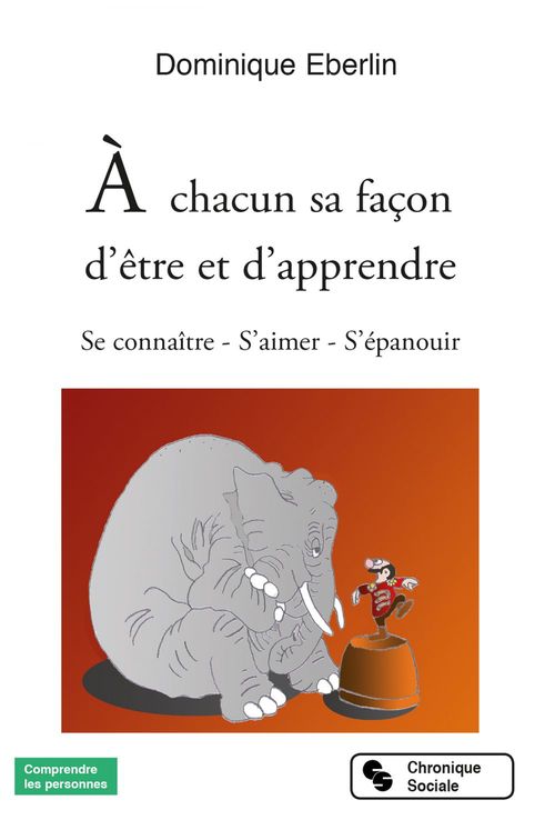 Couverture ebook de À chacun sa façon d'être et d'apprendre, de Dominique Eberlin