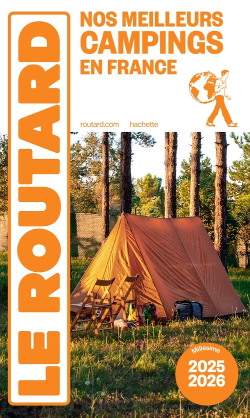 Couverture ebook de Guide du Routard Nos meilleurs campings en France 2025/26, de Collectif