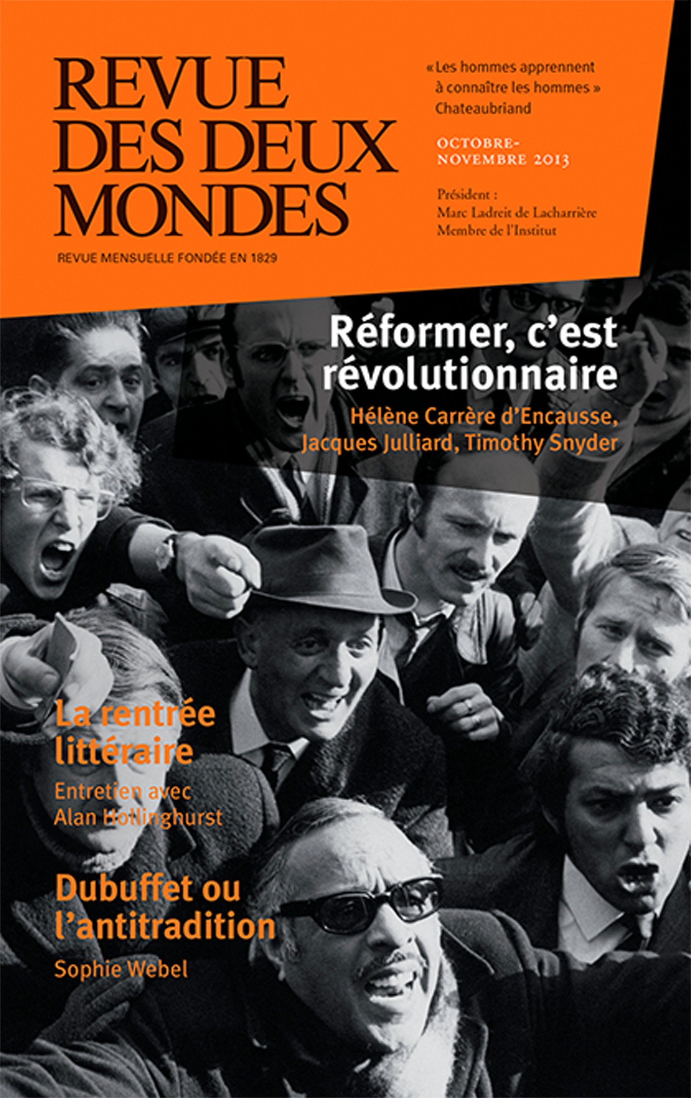 Couverture ebook de Revue des Deux Mondes octobre-novembre 2013, de Revue Des Deux Mondes