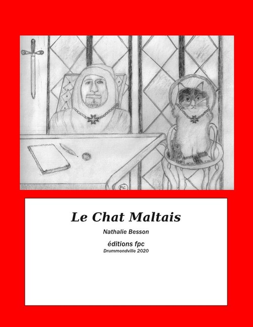 Couverture ebook de Le Chat Maltais, de Nathalie Besson