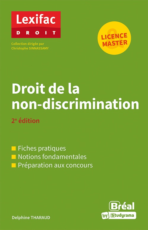 ebook cover of Droit de la non-discrimination - Licence, Master, by Delphine Tharaud