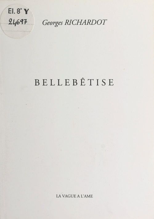 ebook cover of Bellebêtise, by Georges Richardot