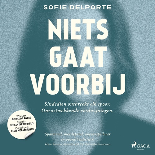 audiobook cover of Niets gaat voorbij, by Sofie Delporte