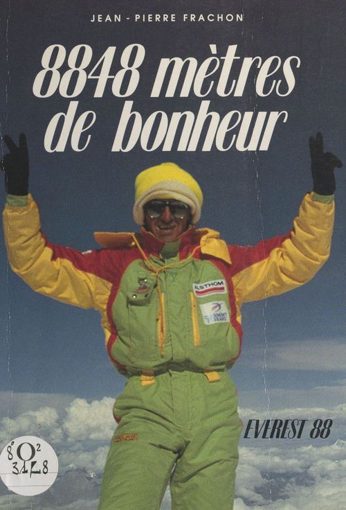 ebook cover of 8848 mètres de bonheur, by Eliane Verges, Jean-Pierre Frachon