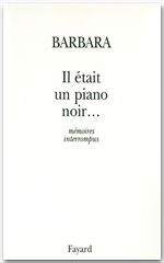 Couverture ebook de Il était un piano noir..., de Barbara
