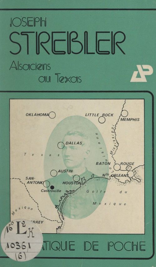 Couverture ebook de Alsaciens au Texas, de Joseph Strebler