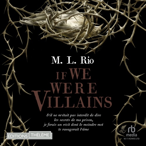 audiobook cover of If We Were Villains, by M.L. Rio