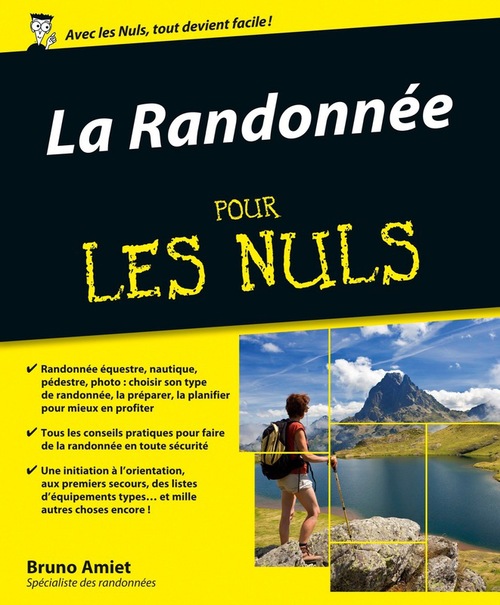 Couverture ebook de La Randonnée Pour les Nuls, de Bruno Amiet