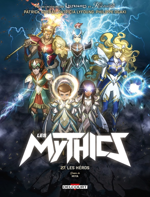 Couverture ebook de Les Mythics T27 - Les Héros, de Miya