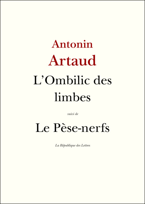 ebook cover of L'Ombilic des limbes, by Antonin Artaud