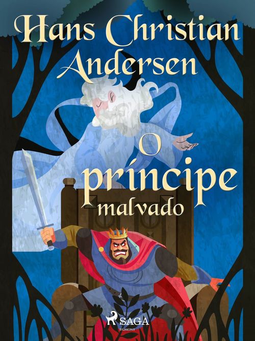 Couverture ebook de O príncipe malvado, de Hans Christian Andersen