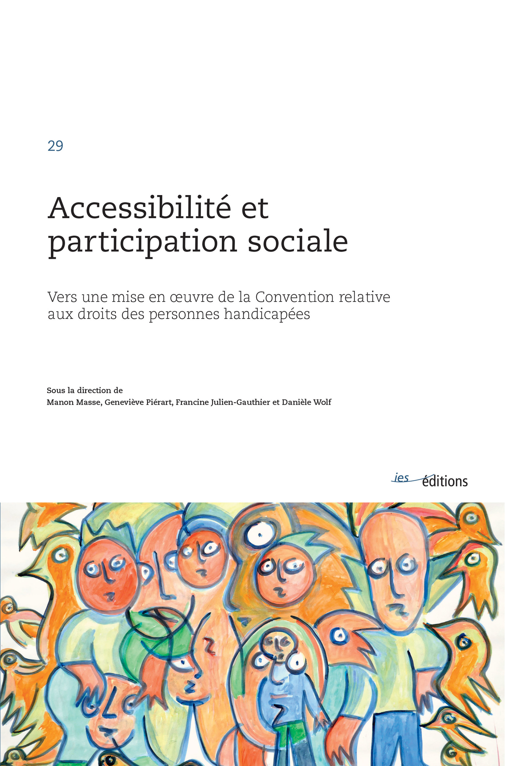 Couverture ebook de Accessibilité et participation sociale, de Pierart Masse Manon
